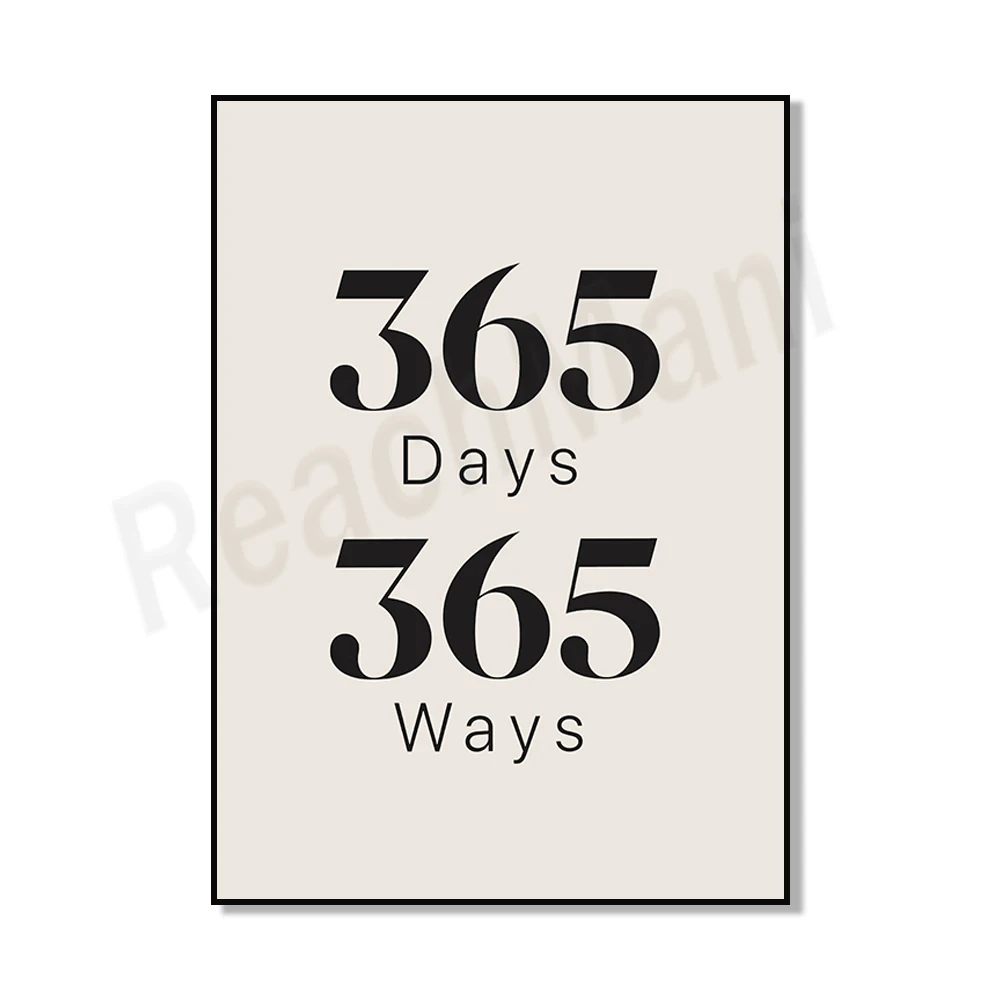 Poster Kutipan Motivasi 365 Ha - Japanese Life Quotes ulasan dan harga