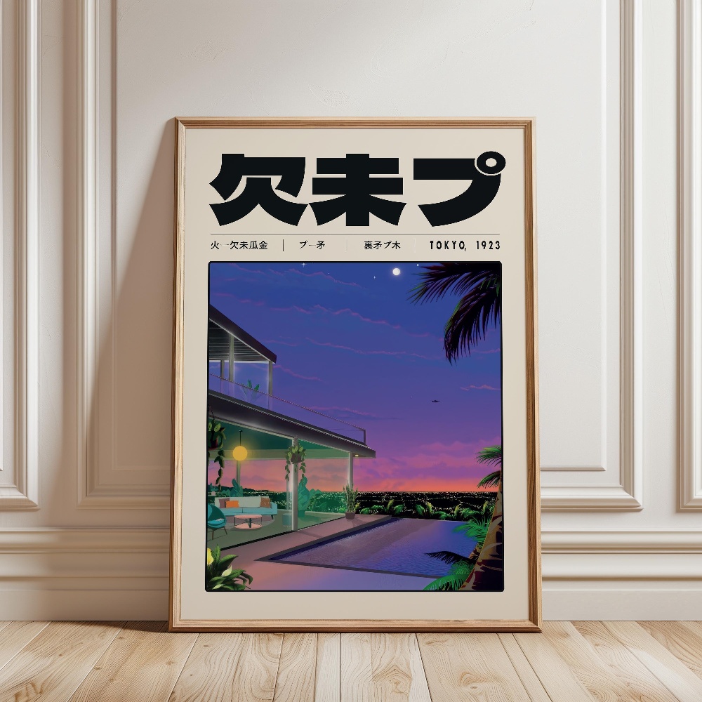 Poster Cetak Kanvas Budaya Ind - Japanese Lifestyle Culture ulasan dan harga